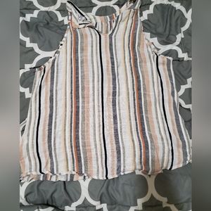 Chic connection XL Striped top. Muti-colored. Excellent Condition!